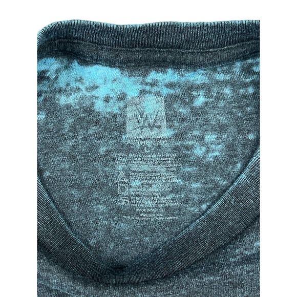 WWE Authentic Blue Walk With Elias Crewneck Short Sleeve Shirt Size L - Picture 4 of 6